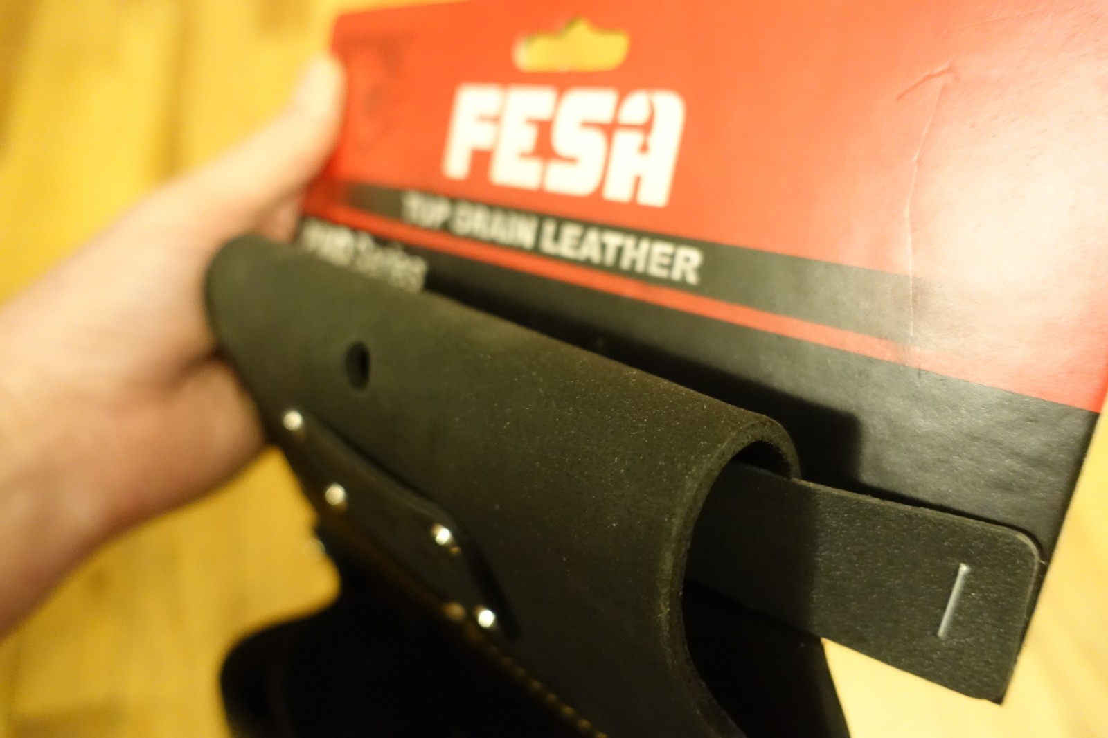 FESA PRO Electricians tool pouch, Black Leather, Brand New.