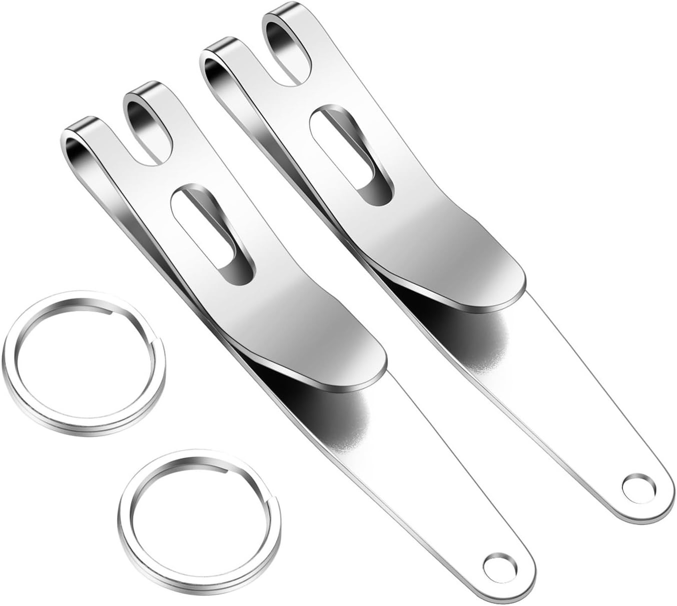 Deep Carry Pocket Clip – Heavy Duty Stainless Steel Multi-Purpose Belt Clip f…