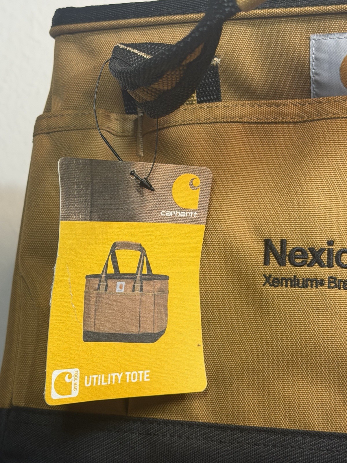 Carhartt 14 Inch Heavyweight Tool Bag with 25 Pockets Brown – NEW
