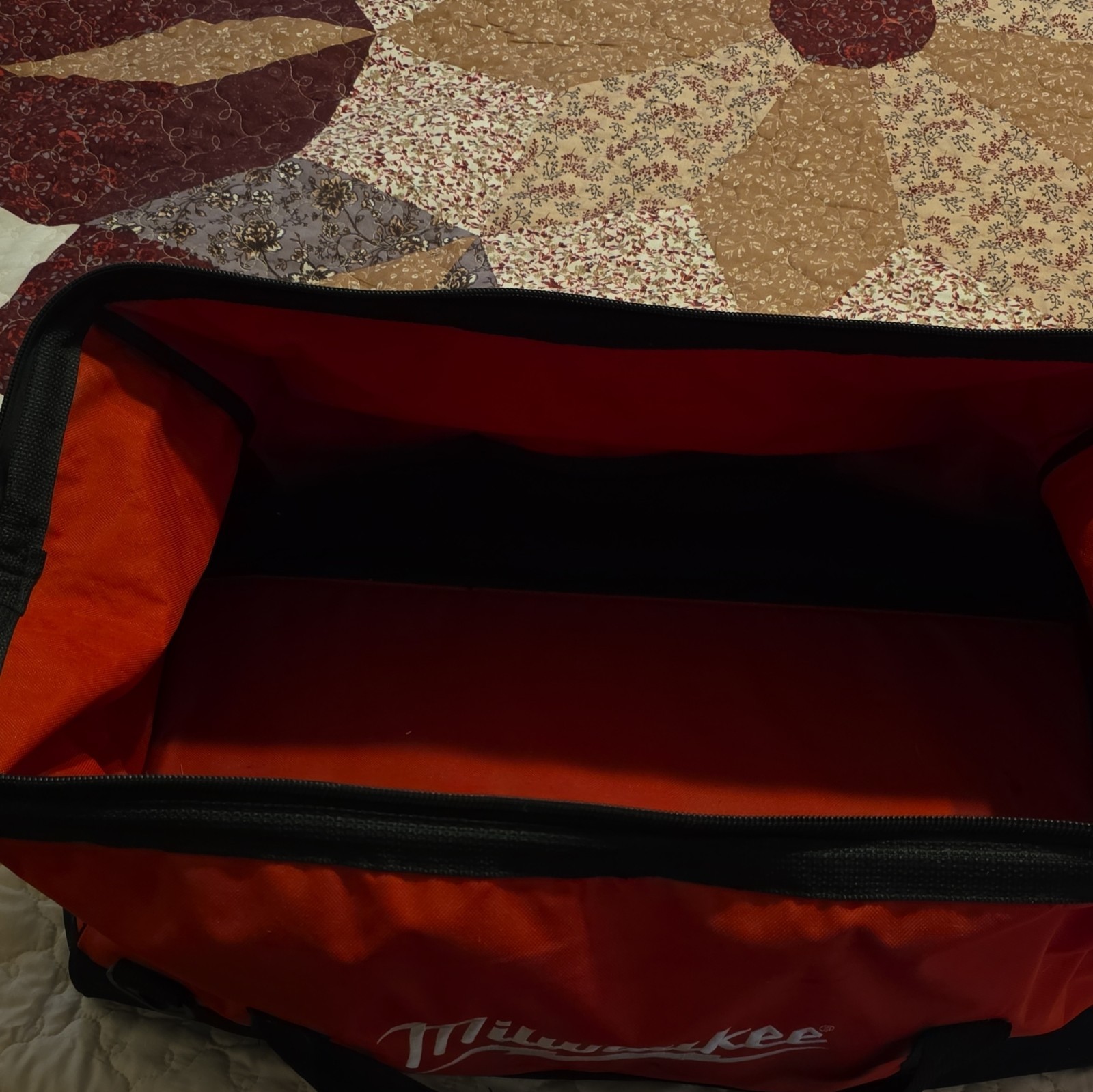 Milwaukee Red/Black Canvas Contractor Tool Bag 23 x 12 x 12