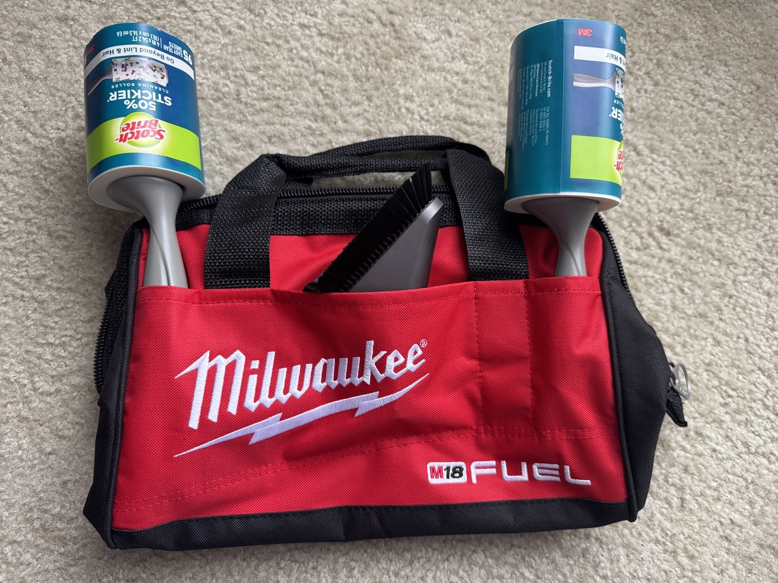 New Milwaukee FUEL M18 13″ x 10″ x 9 Canvas Drill, Tool Bag/Case For M12 18 Volt