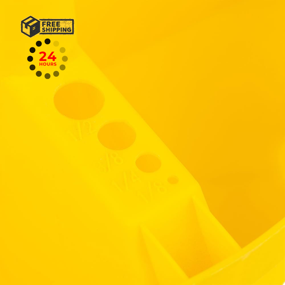 Bucket Boss – Stacker Small Parts 1 Count (Pack of 1), Yellow