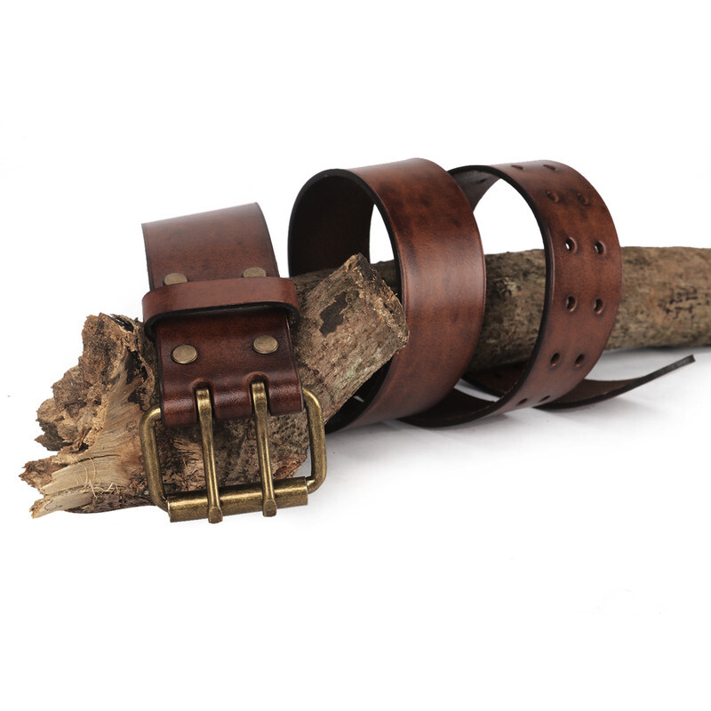 TOURBON Leather Tool Workshop Belt 2in Wide Holster Hold Rig Belt-Special Offer