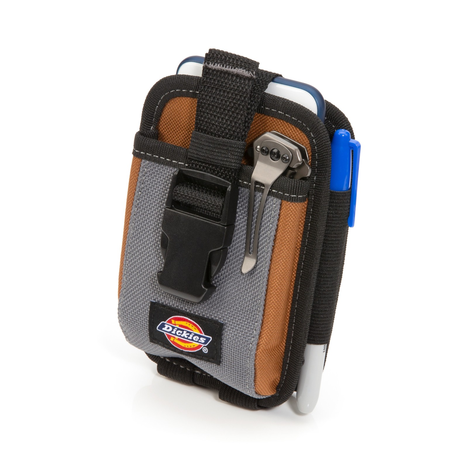 Phone Holder Tool Belt Pouch 2 Compartment Large Dickies 57100