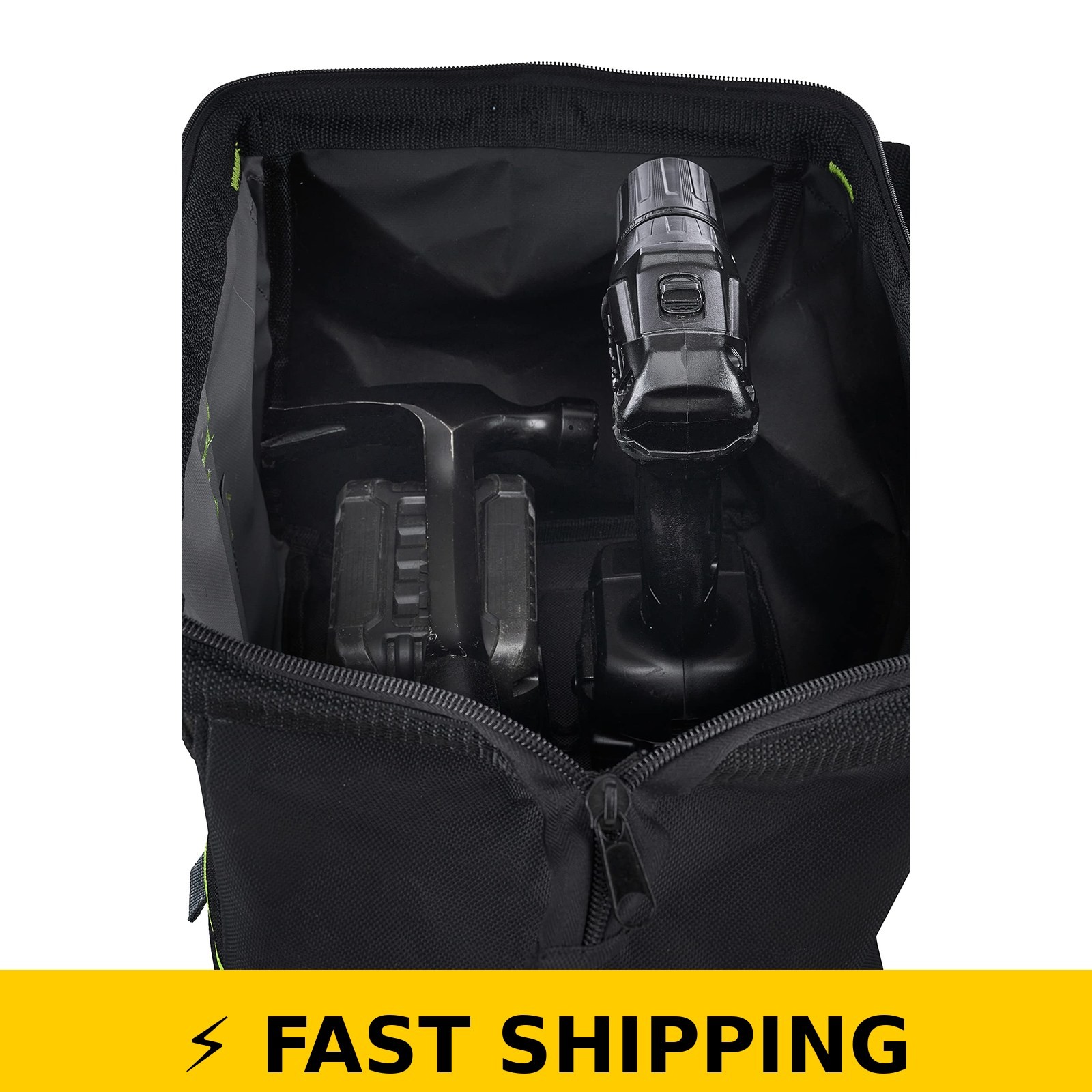 AWP Tool Bag 15″ Durable Water-Resistant Organizer – Black