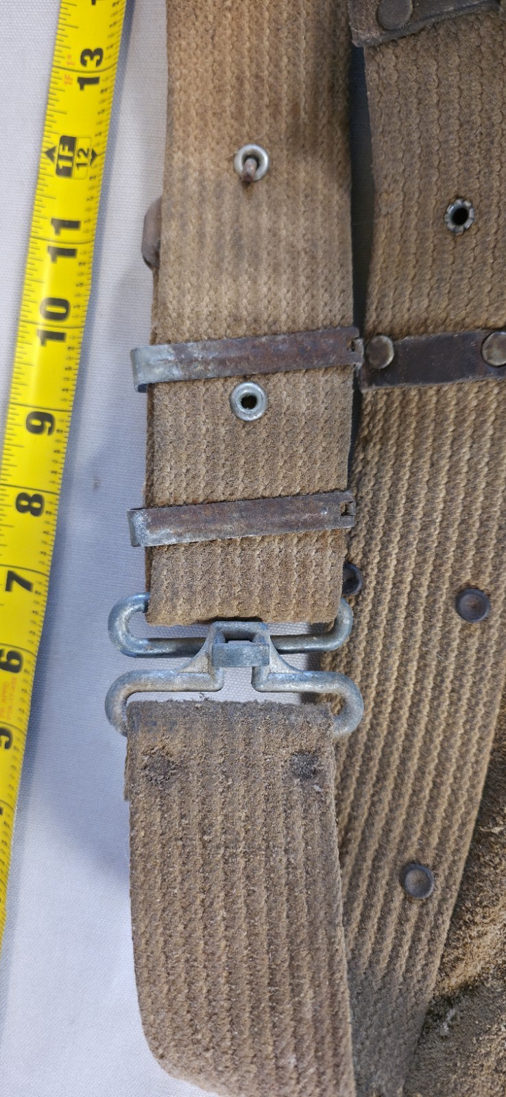 Craftsman No 45147 Vintage Leather Carpenter Tool Apron Belt Combination Square