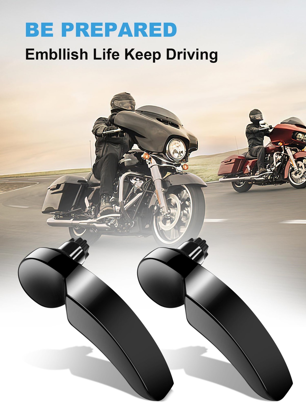 Saddlebag Latches, Black Saddle Bag Latch for Harley Davidson 2014-2024 Stree…