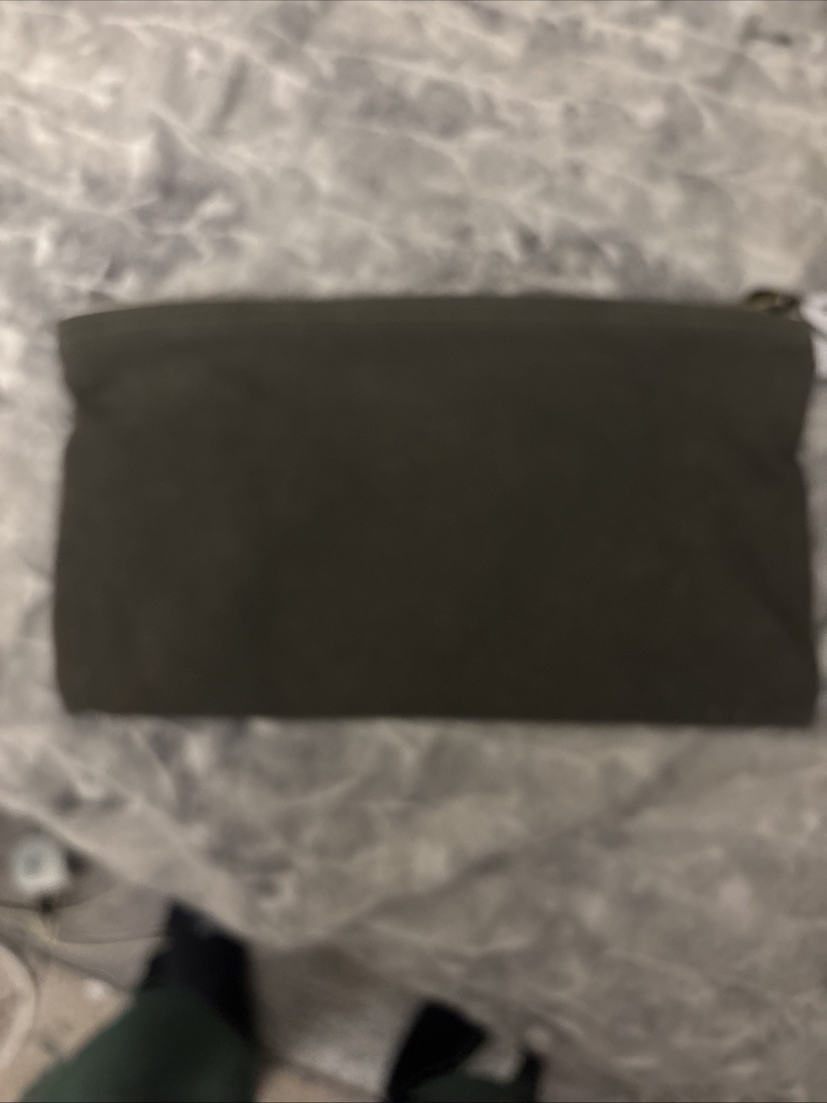 Klein Tools VDV770-500 Nylon Zipper Pouch, Divided Zip Black Bag, Various Use