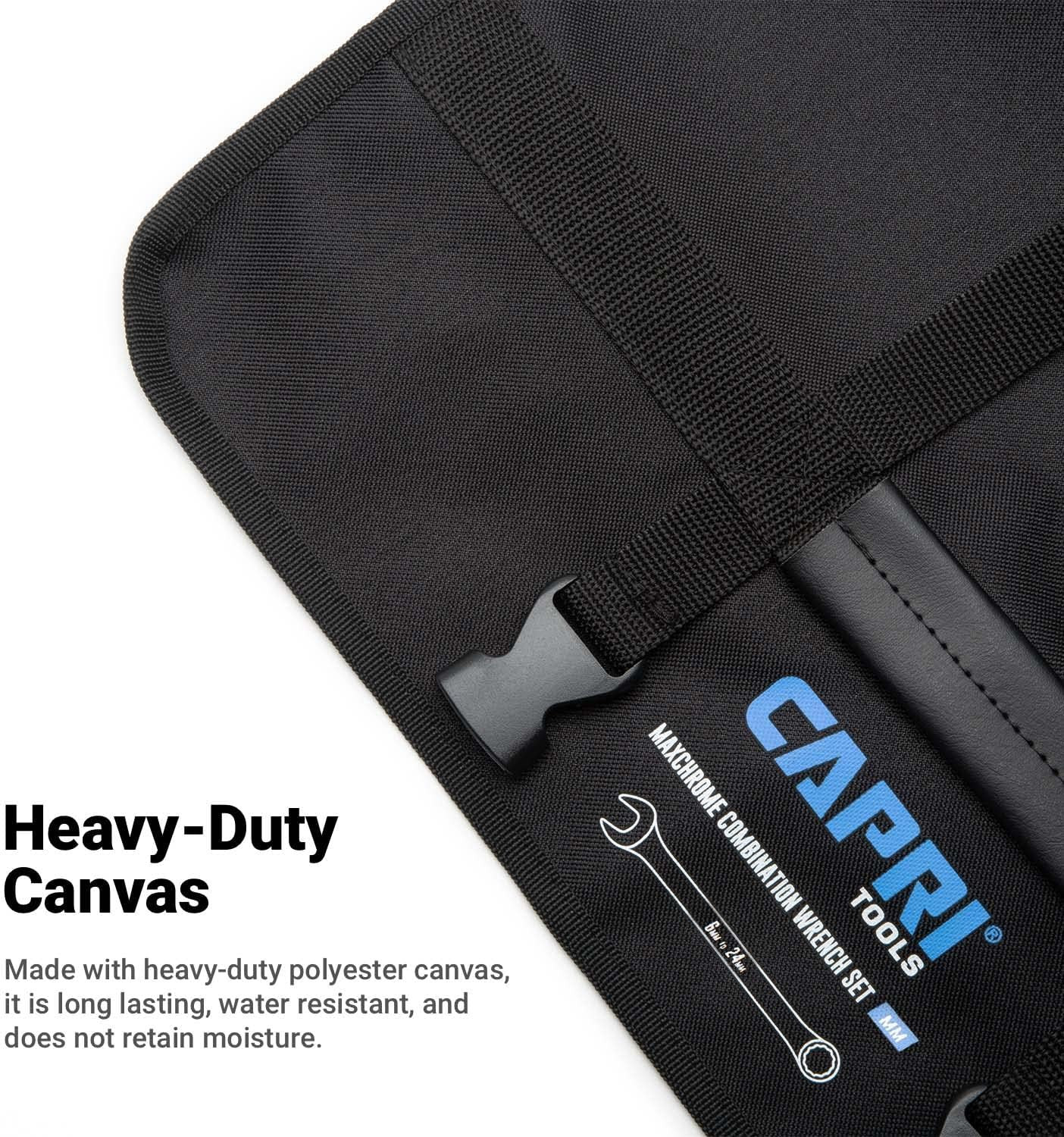 Capri Tools Wrench Roll up Pouch Standard Pockets