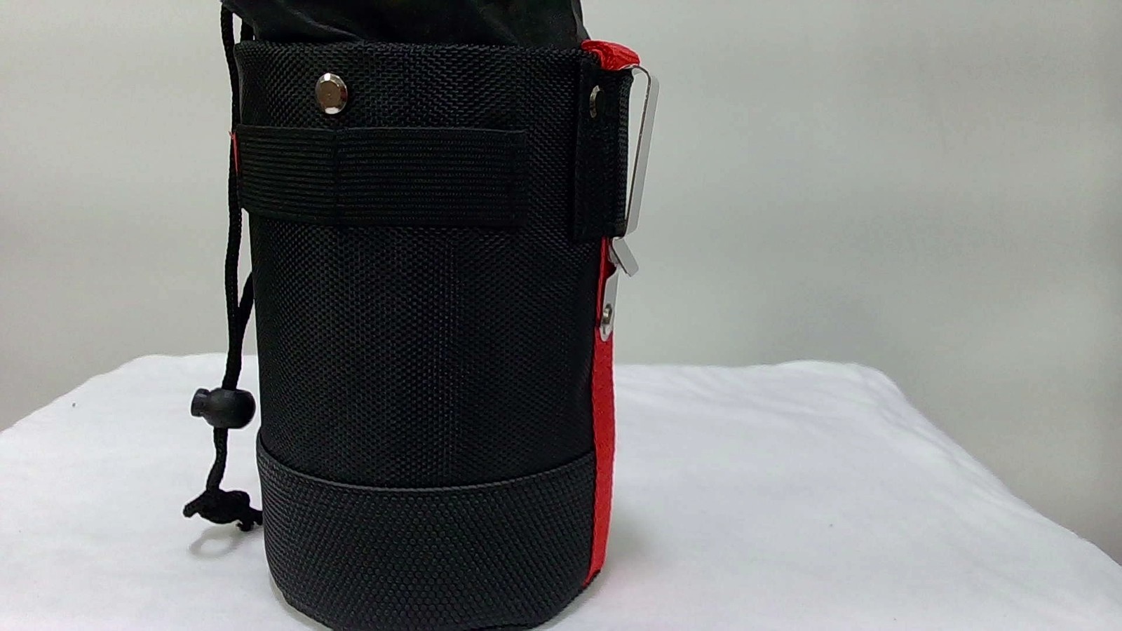 Tool Belt Pouch Clip Steel Liner Carabiner Bag For Nails Screws Fits All Belt