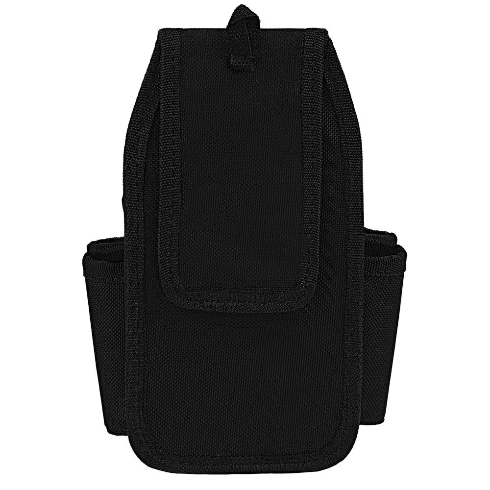 6.7 In. Black 3-Pocket Utility Tool Belt Pouch