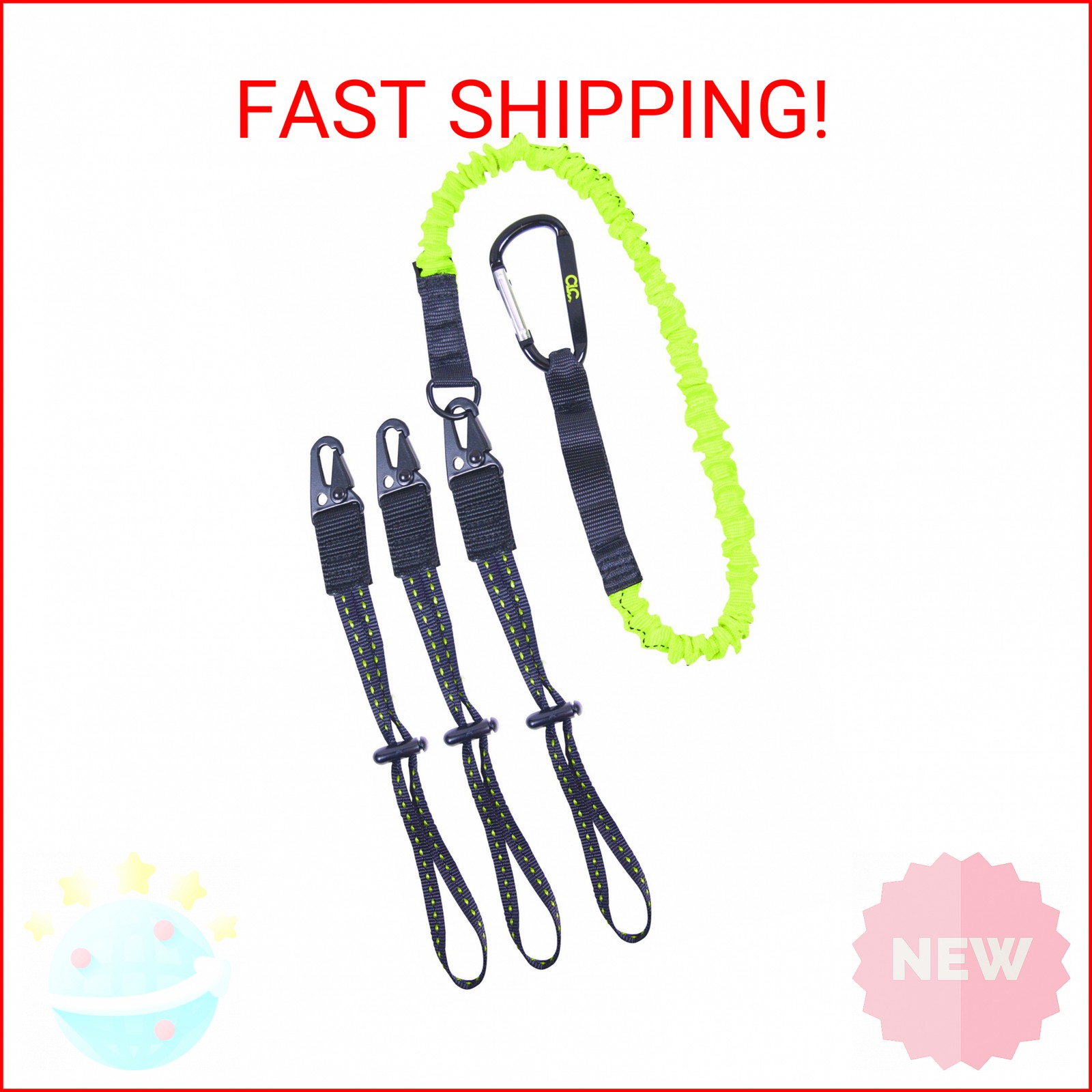Custom Leathercraft 1025 41-56 in. Interchangeable End Lanyard, Multicolor, Loop