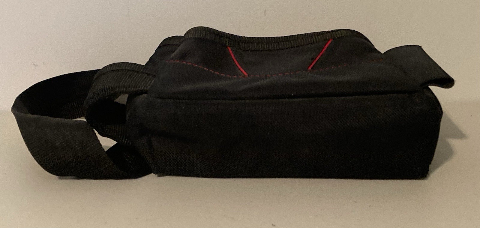 Husky 6-Pocket Black Adjustable Tool Belt Pouch w/ Hammer Slot