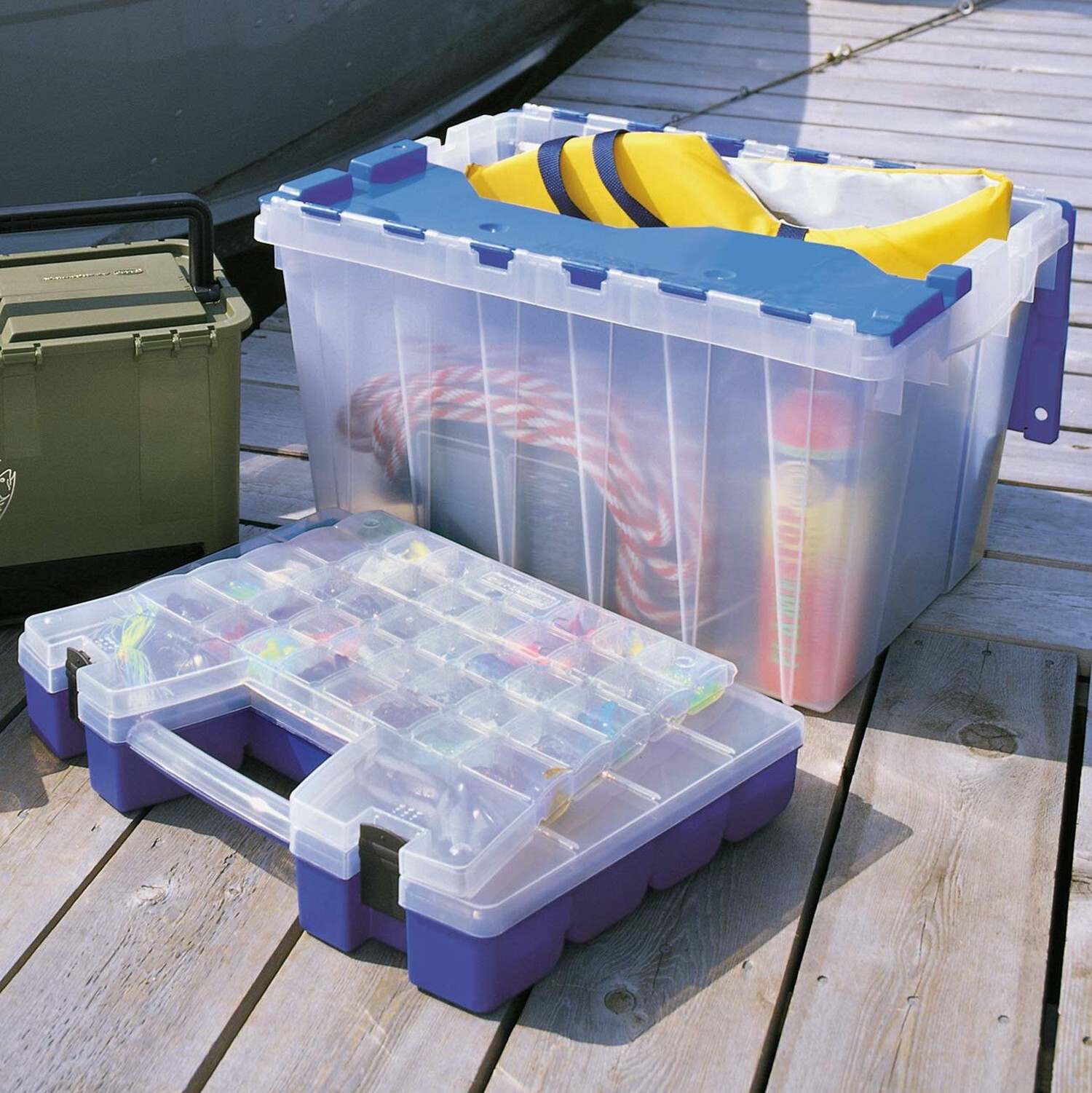 Akro-Mils 06318 Multi Compartment Hardware and Crafts Portable Organizer Stor…