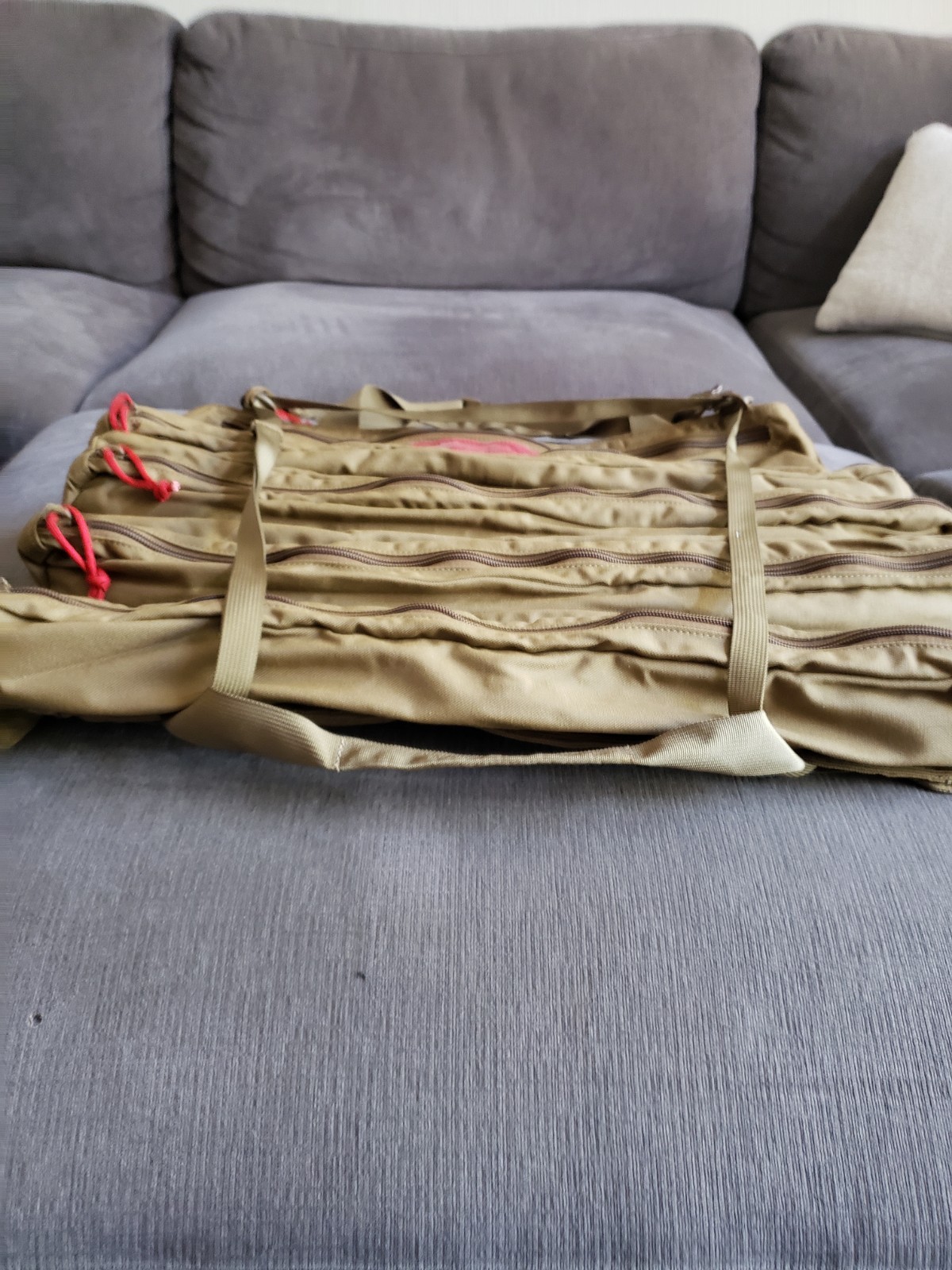 Atlas 46 Yorktrown Large Tool Roll 4 Pouch – Coyote Tan 23″ x 19″ – BRAND NEW!