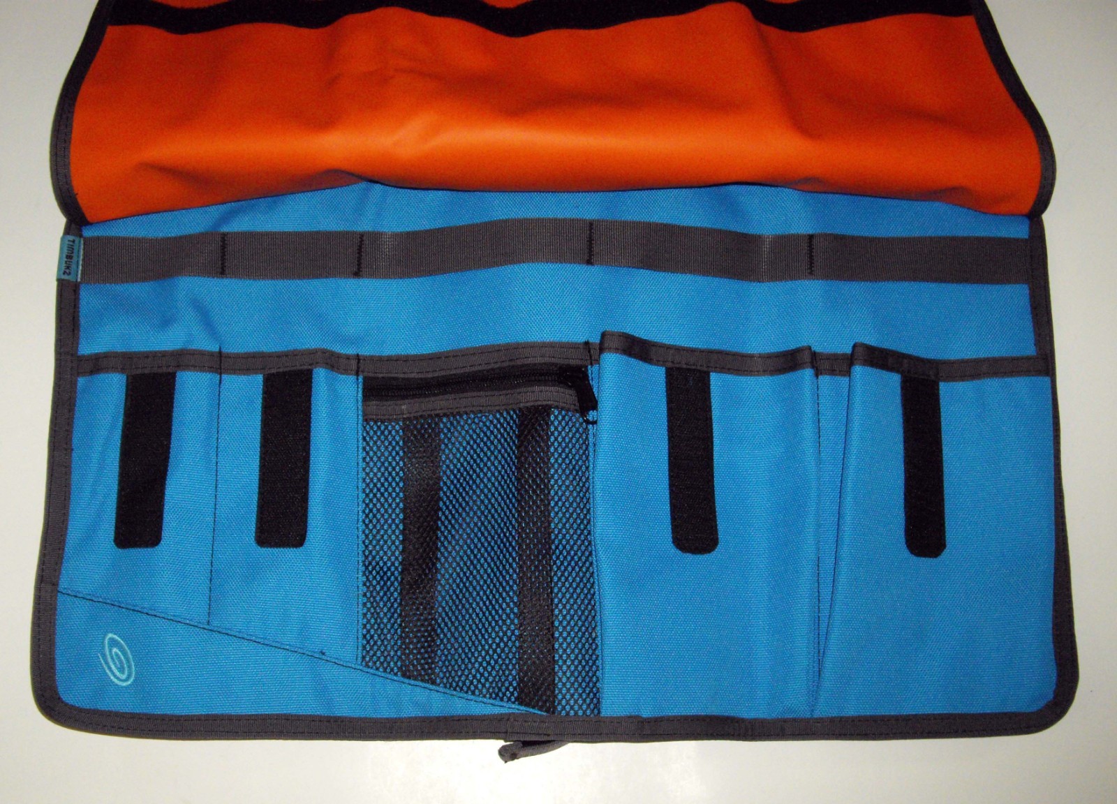 RARE Timbuk2 HOT DOG Sturdy Tool Wrap Orange Cycling Travel Portable Rugged Bag