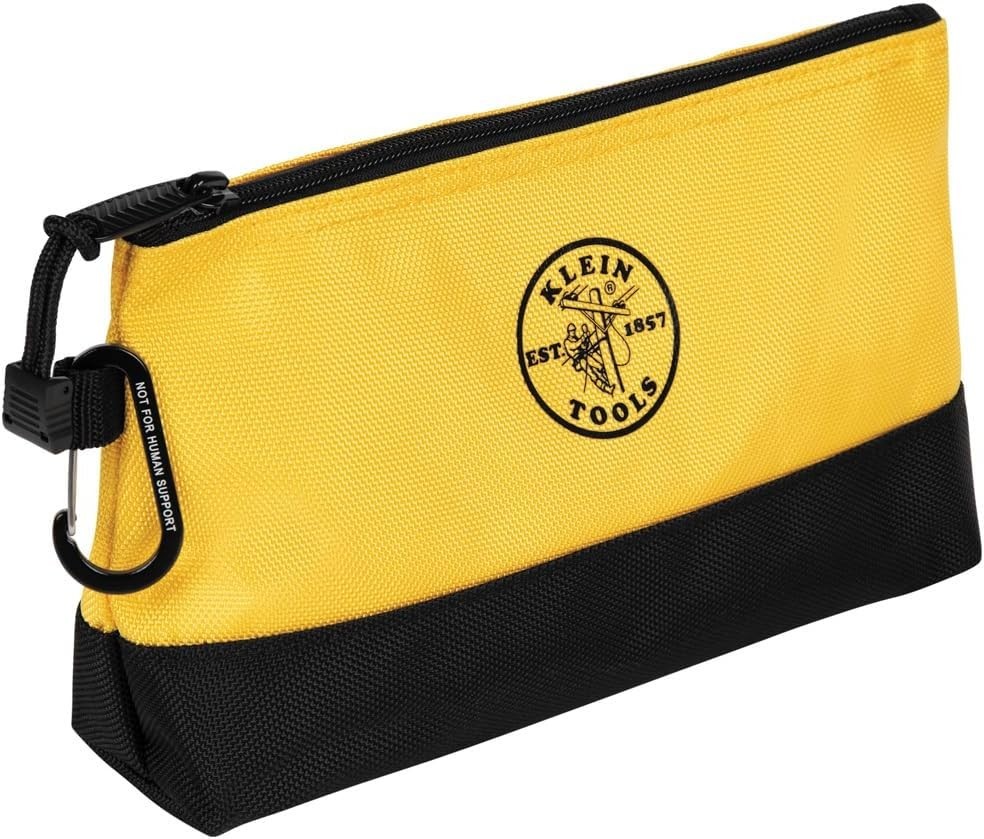 55569 Stand-Up Zipper Bag Tool Pouch with Carabiners, Reinforced Gus
