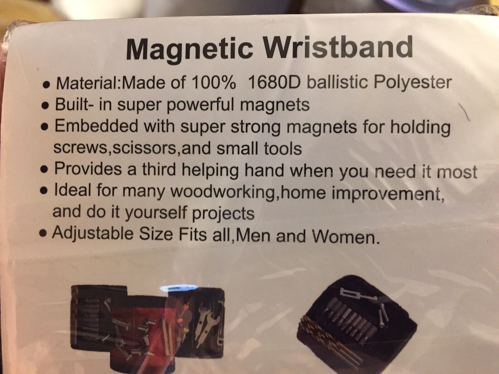 Magnetic Wristbands 1680D Ballistic Poly Strong Magnets 3rd Hand Adjustable NEW