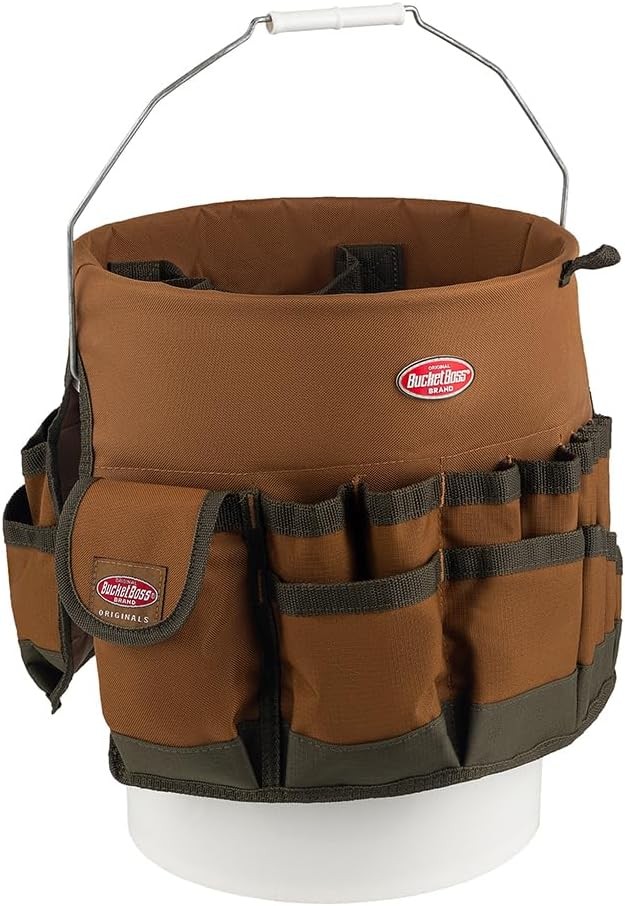 Organizador de herramientas para cubo Bucket Boss Bucketeer, marrón