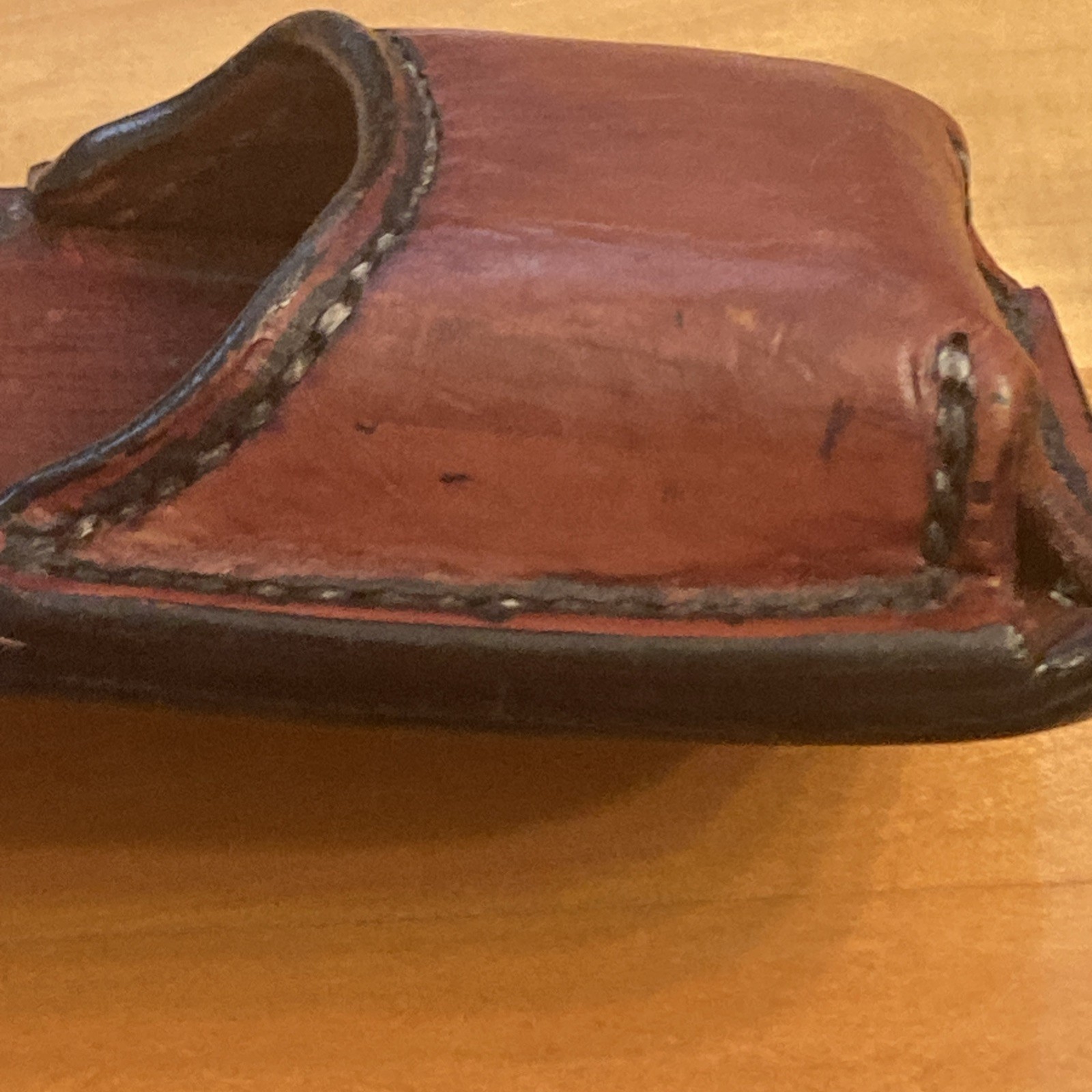 Handmade Leather Tool Holster Belt Clip, Tape, Pliers 7.75 x 3.75 x 1.25