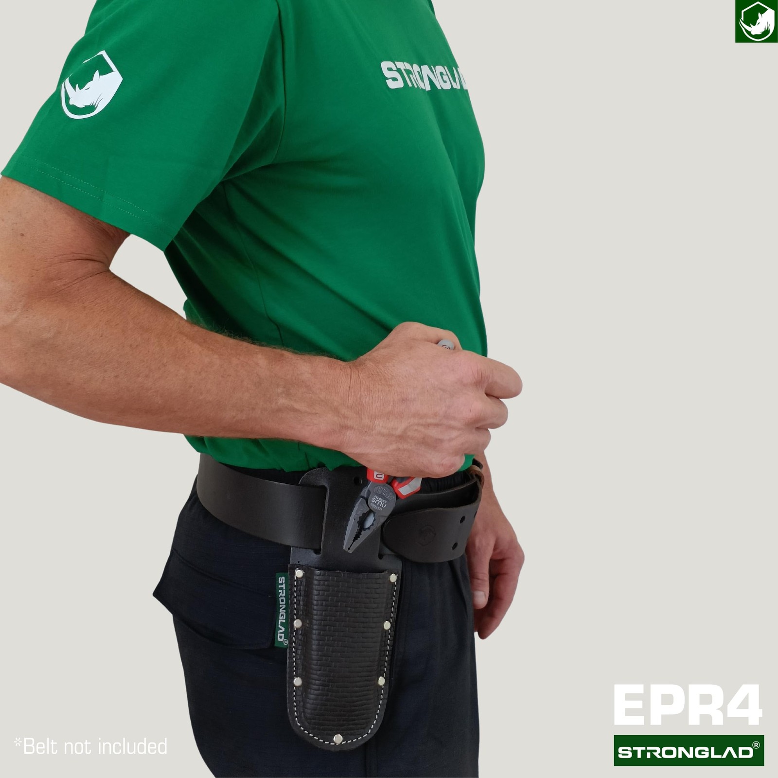 Pliers Holster – Leather Tool Holder for Belt, Fits 2 Quick Access Pouch | Bu…