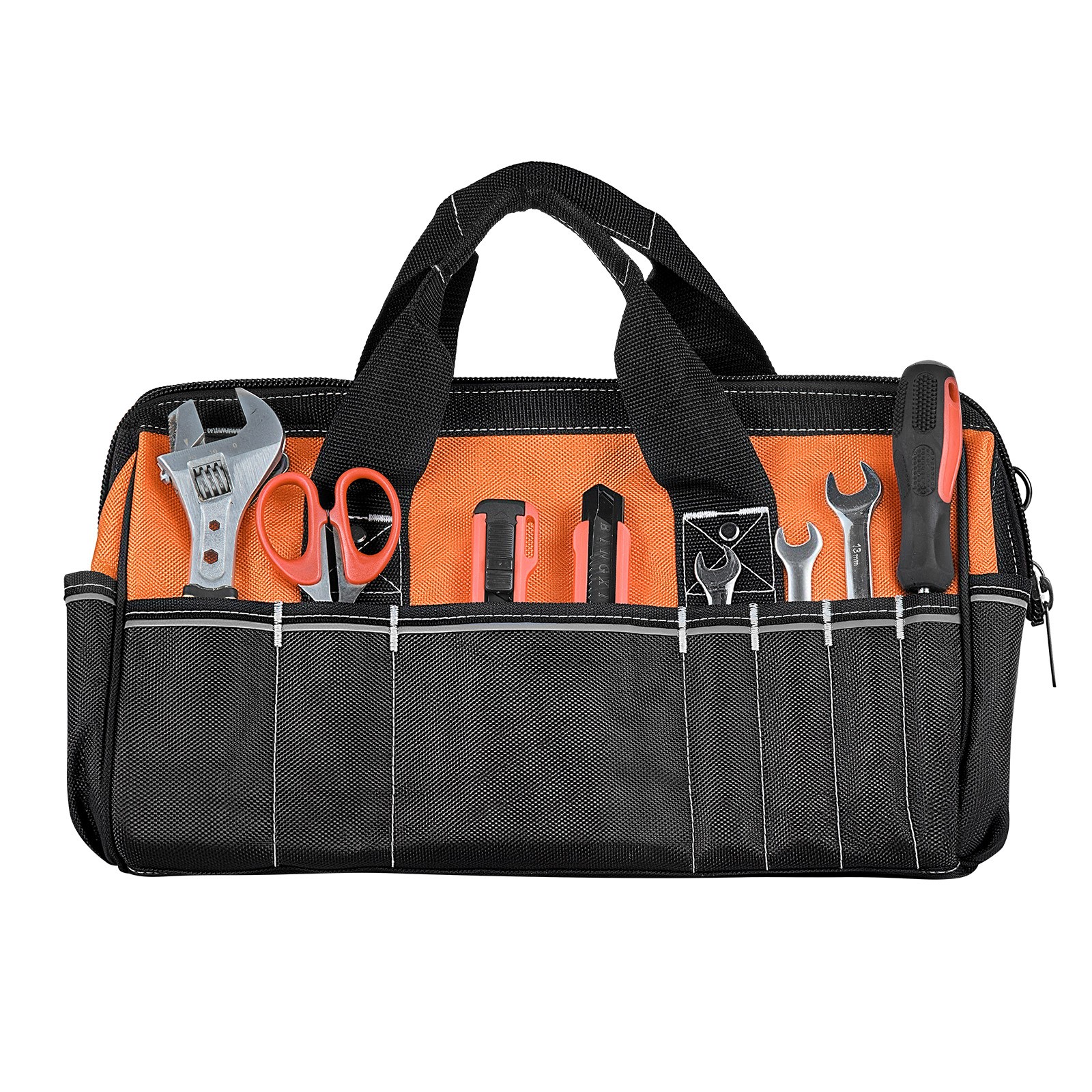 Uimoso 15.7-Inch Tool Bag with 33 Pockets for Portable Tool Storage