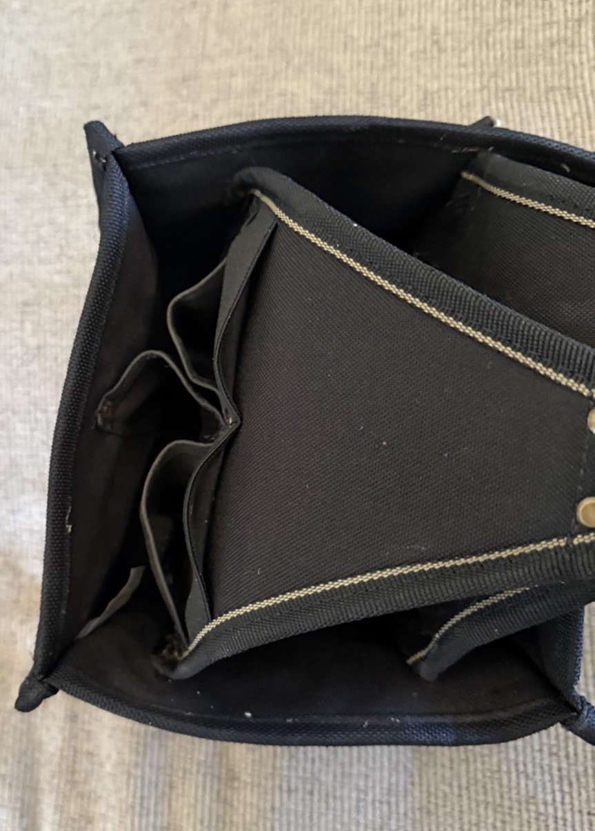 CLC-Custom Leather Craft-Electrical/Maintenance Tool Carrier, Black