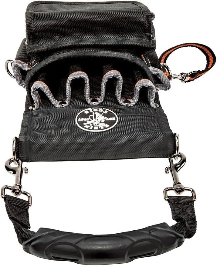 Professional 9-Pocket Tool Pouch with Reinforced Bottom for Job Site Efficiency