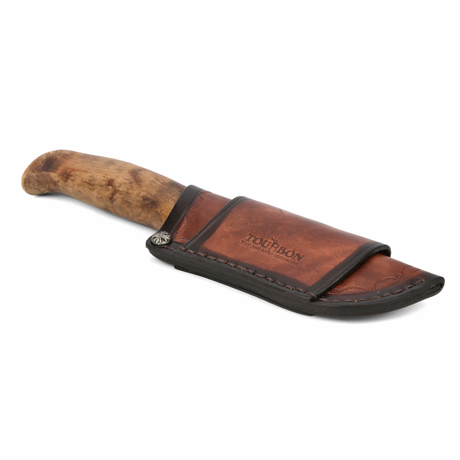 TOURBON Leather Knife Sheath 4″ Fixed Blade Cover Pocket Knives Carry Belt Pouch