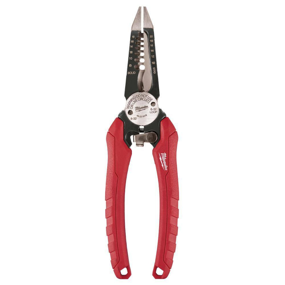 15 In. PACKOUT Backpack and Combination Electricians 6-In-1 Wire Strippers Plier