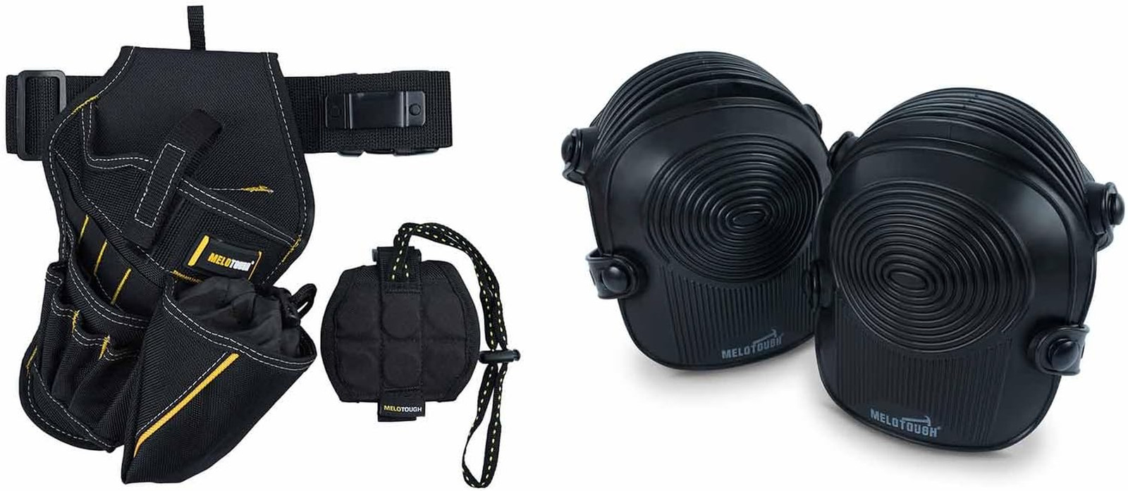 3-in-1 Work Holster Set with Magnetic Wristband & Knee Pads for Ultimate Comfort