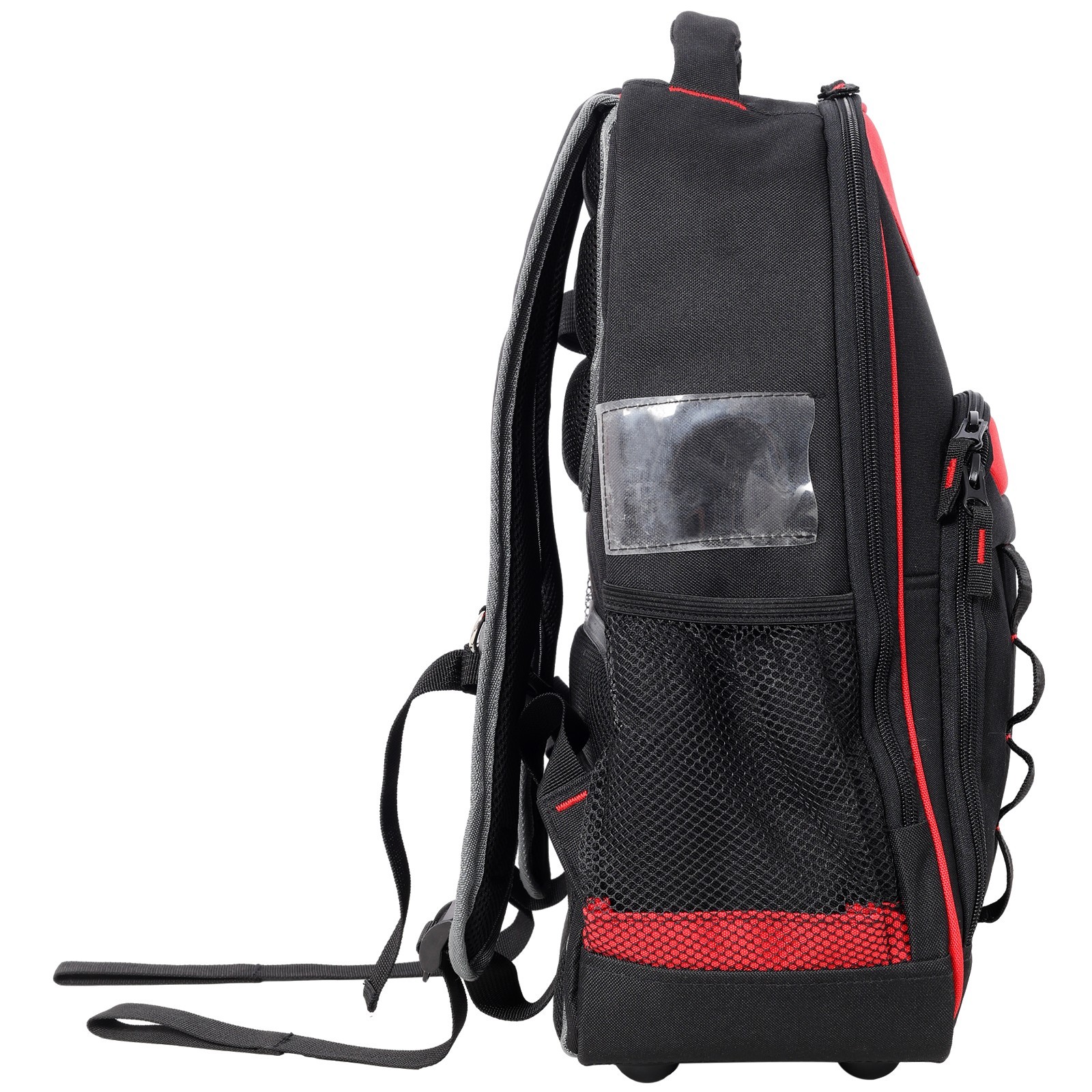 Oxford Cloth Multifunctional Tool Backpack, Heavy-Duty Tool Bag Multiple Pockets