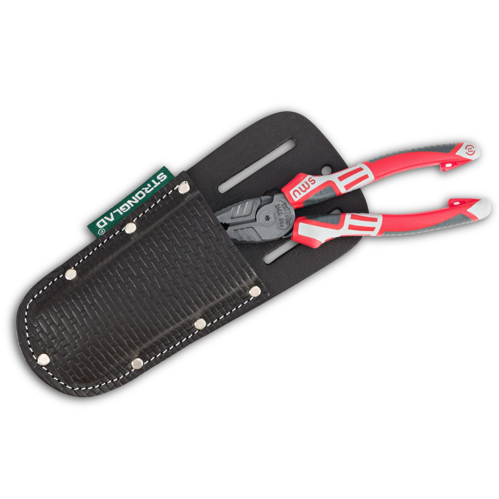 Pliers Holster – Leather Tool Holder for Belt, Fits 2 Quick Access Pouch | Bu…