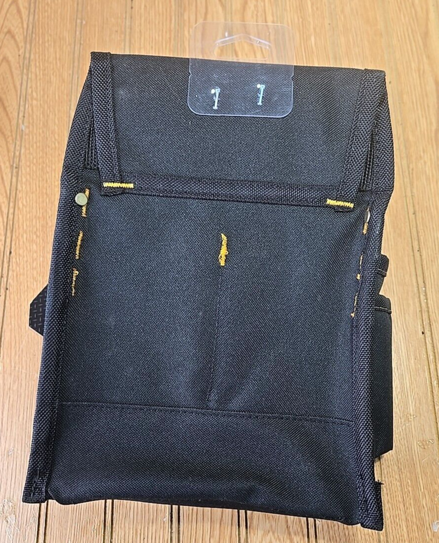 CLC 1505 3.5 in. W X 11 in. H Polyester Electrician’s Pouch 10 pocket Black/Tan