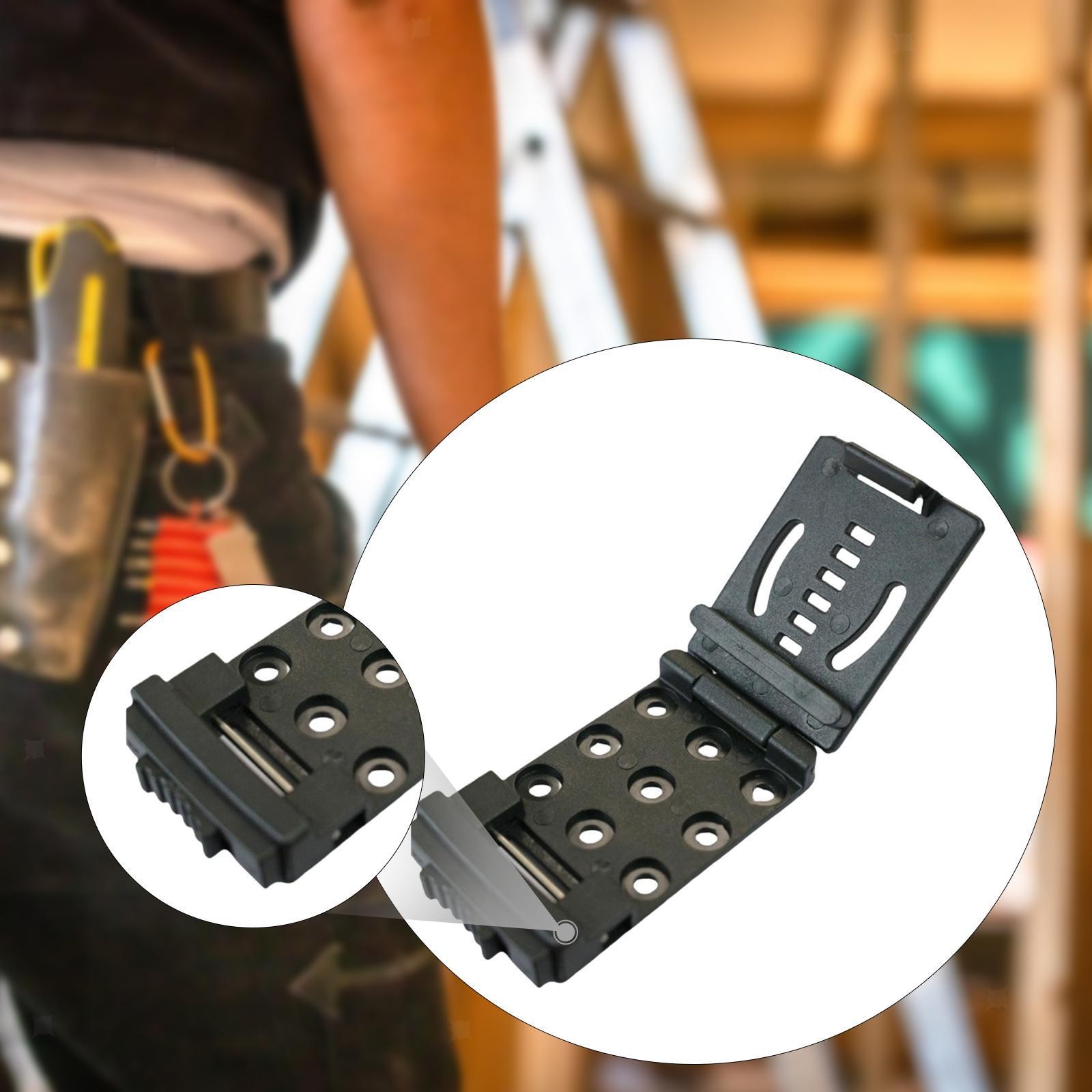 Stainless Steel Heavy Duty Clip on Tool Belt Holder, Fits Up to 2.1» for Tape