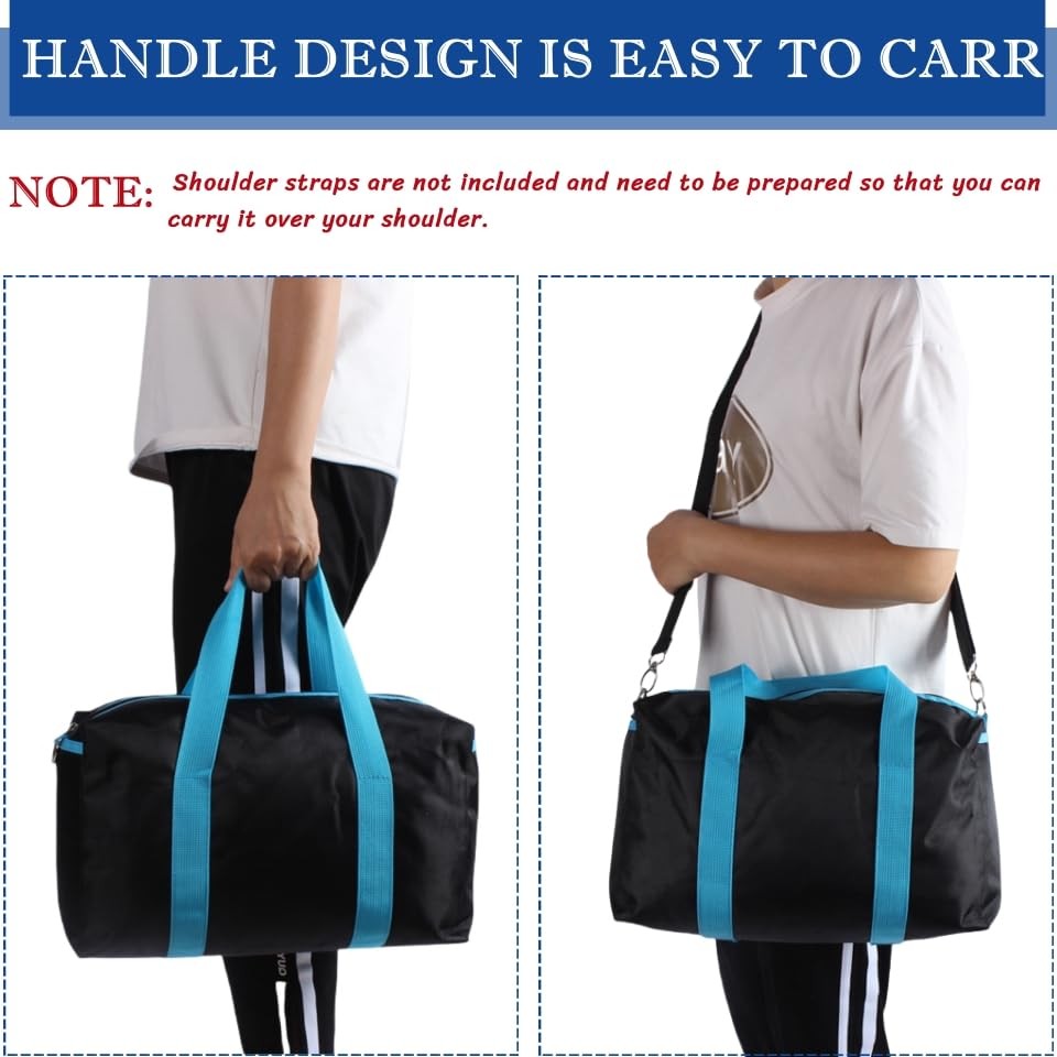 Wide Mouth Tool Bag, Heavy Duty Tool Bag for Men, High Capacity Tool Tote Bag…