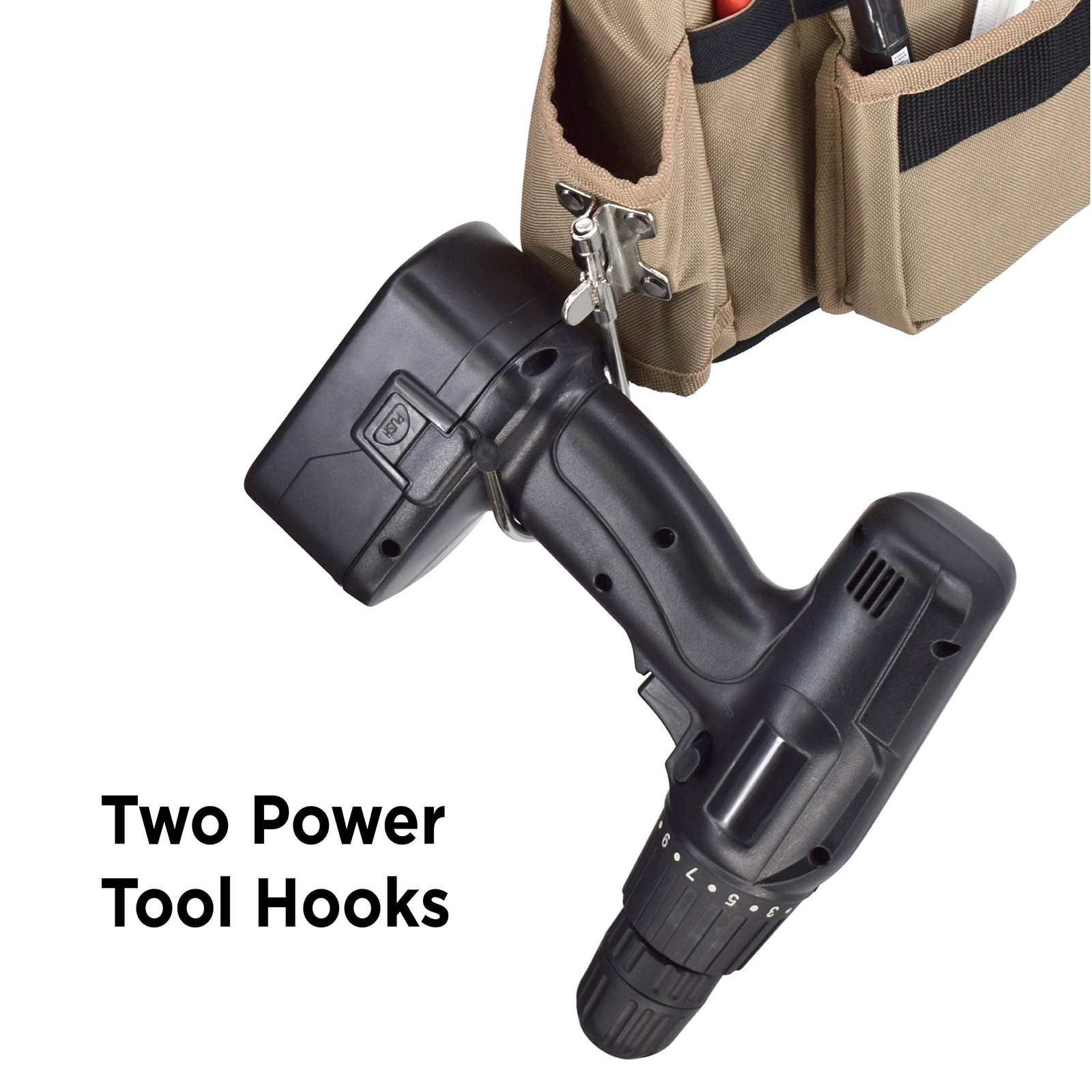 JACKSON PALMER Professional Tool Belt – Comfort Rig Tan & Black