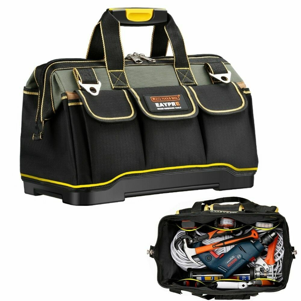 New Tool Bags 13″ 16″ 18″ 20″ 1680D Oxford Cloth Electrician Bag Top Wide Mouth