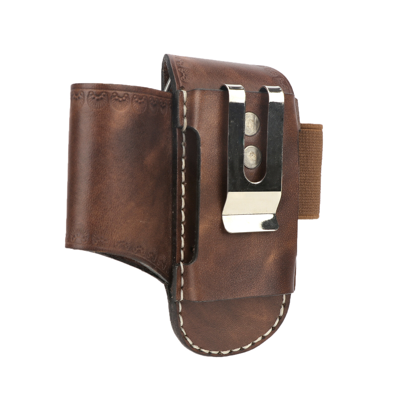TOURBON Leather Knife Sheath EDC Pliers Belt Pouch Multitool Pocket Holster USA