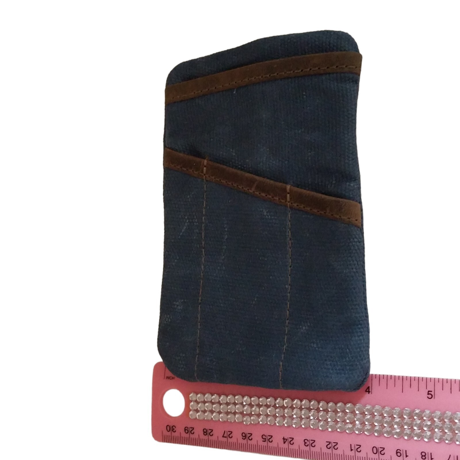 Hide & Drink Multi-Tool Pocket Pouch with Zipper Compartment Waxed Canvas Blue