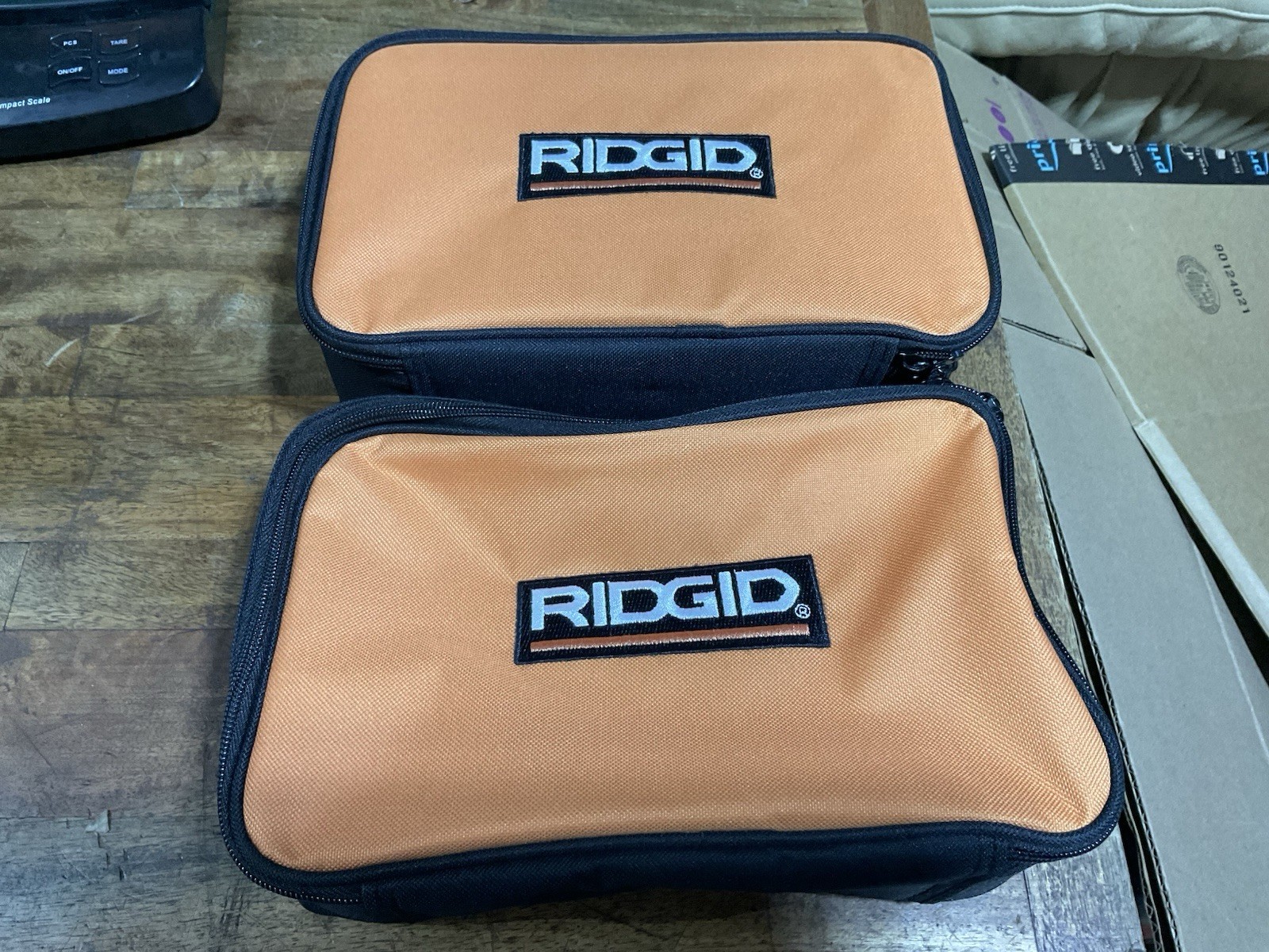 2 New ~ Ridgid Carrying Case Set Tool Bags ~ 11″ × 7.5″ × 3.5″