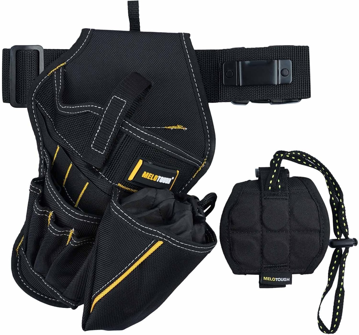 3-in-1 Drill Holster Combo w/ Magnetic Wristband Tool Belt Holder Right Hand