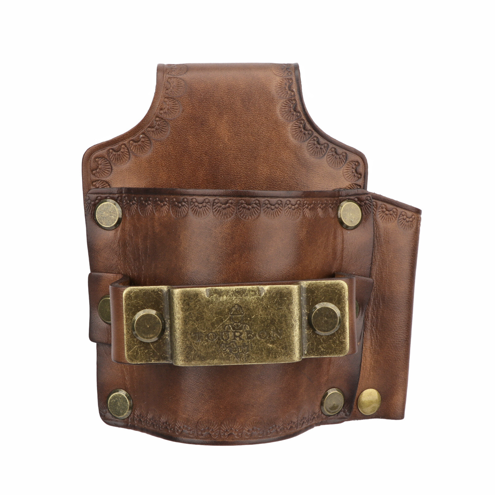 Tourbon Leather 3-in-1 Tools Belt Pouch Hammer Holster Tape Measure Holder Case