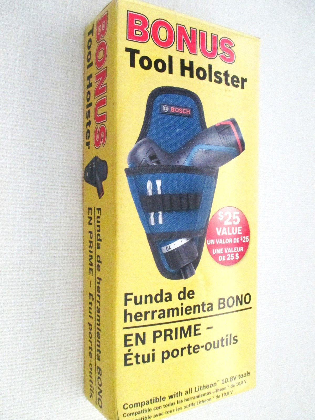 NEW Genuine BOSCH TOOL HOLSTER fits 10.8V-12V Drill & Impact Driver Easy Access