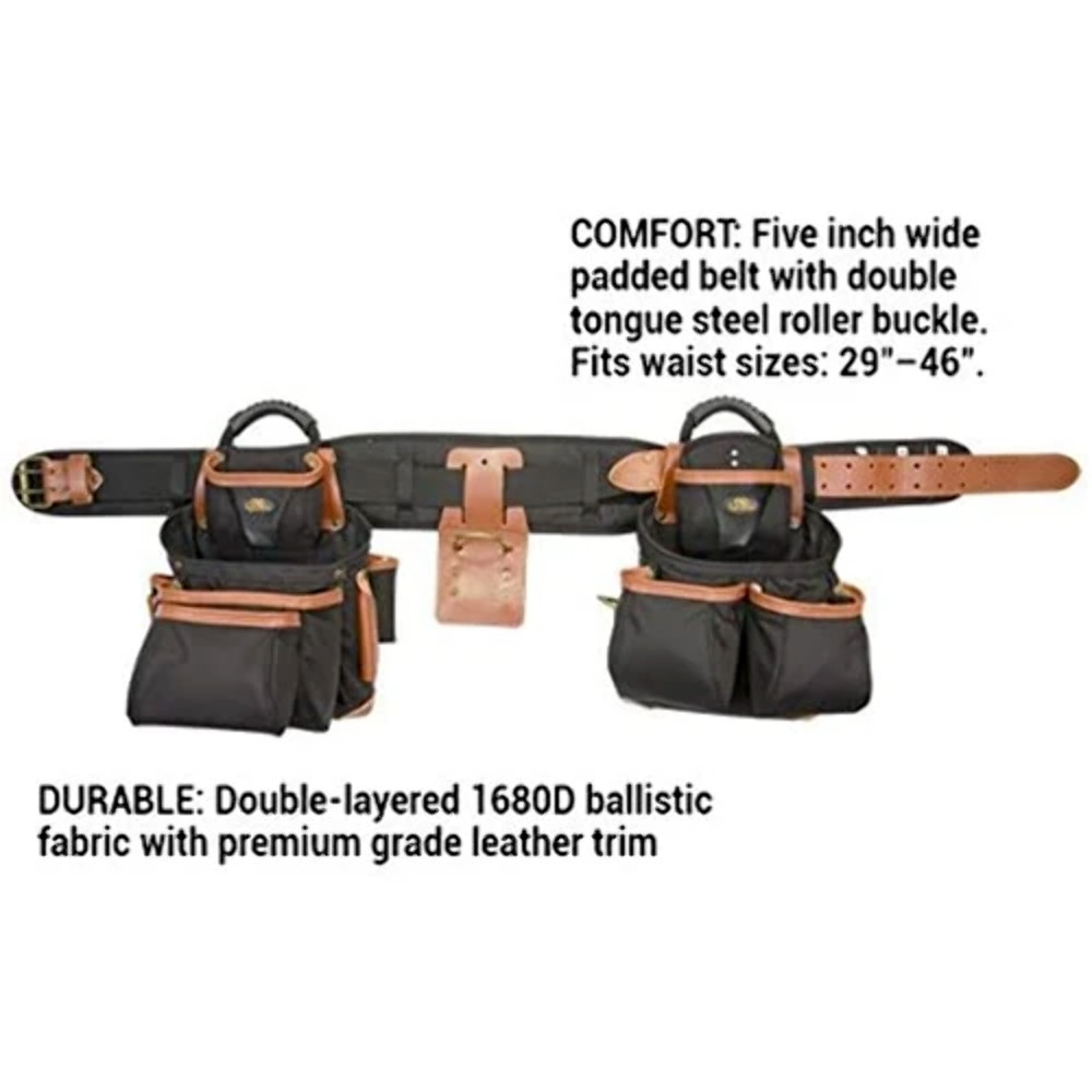 Custom LeatherCraft 51452 27-Pocket 4-Piece Pro-Framer’s Combo System