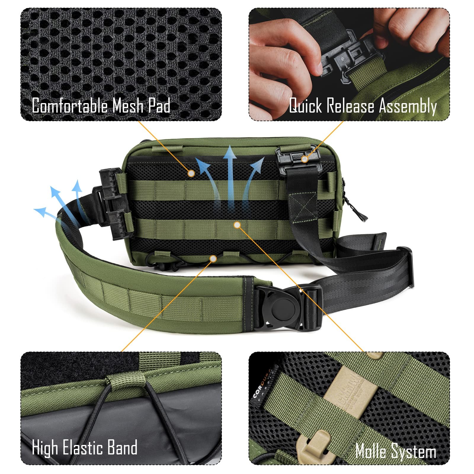 Tactical_Geek Tacticalgeek Cache L3 Edc Sling Bag Chest Lightweight Shoulder