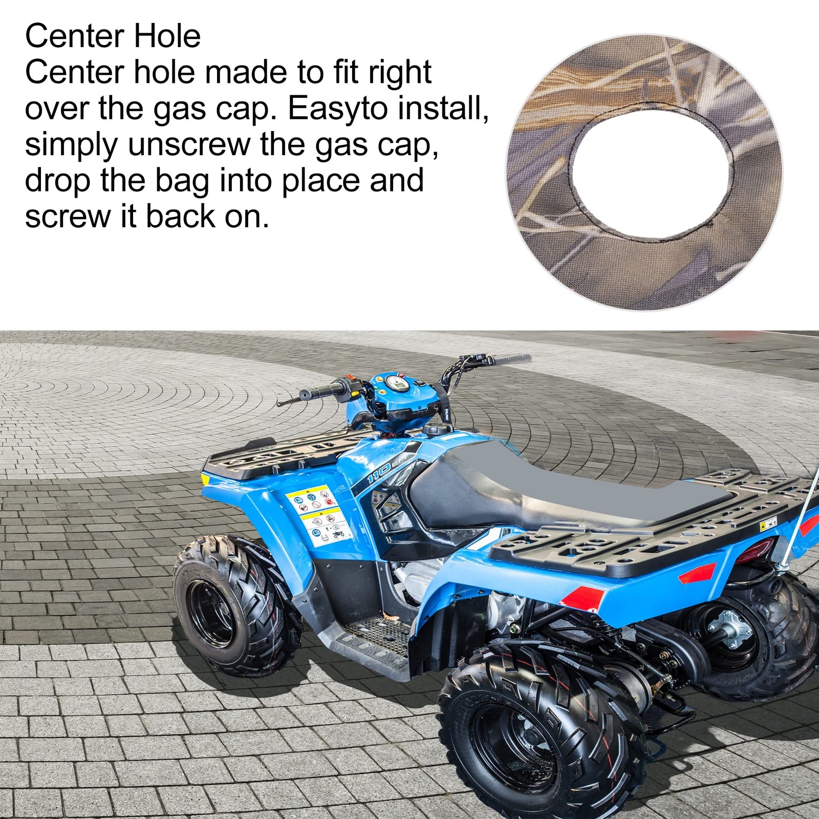X AUTOHAUX 1-Pack Quad ATV 4-Wheeler Saddlebags Cargo Pouch Storage UTV Motor…