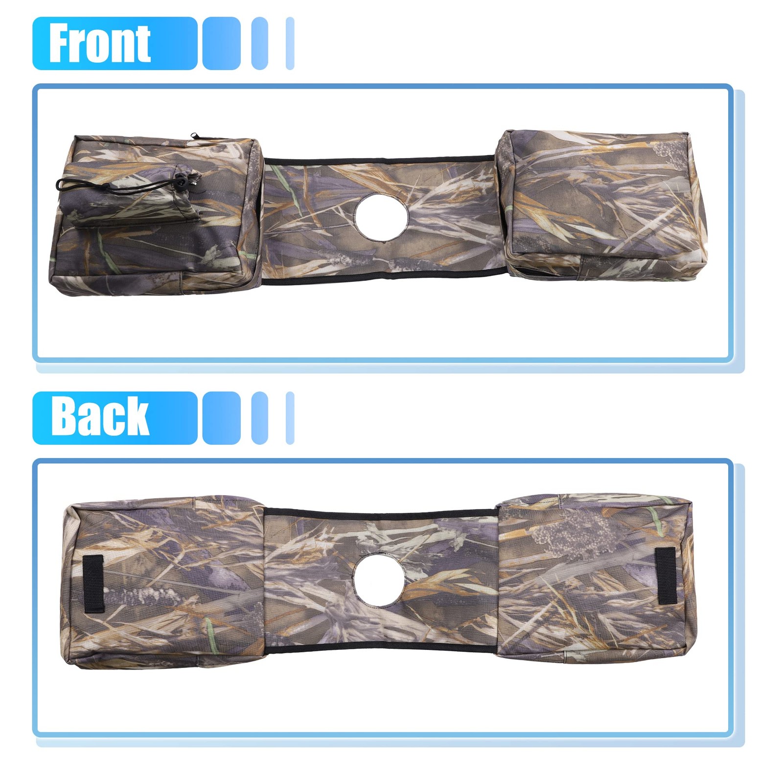 X AUTOHAUX 1-Pack Quad ATV 4-Wheeler Saddlebags Cargo Pouch Storage UTV Motor…