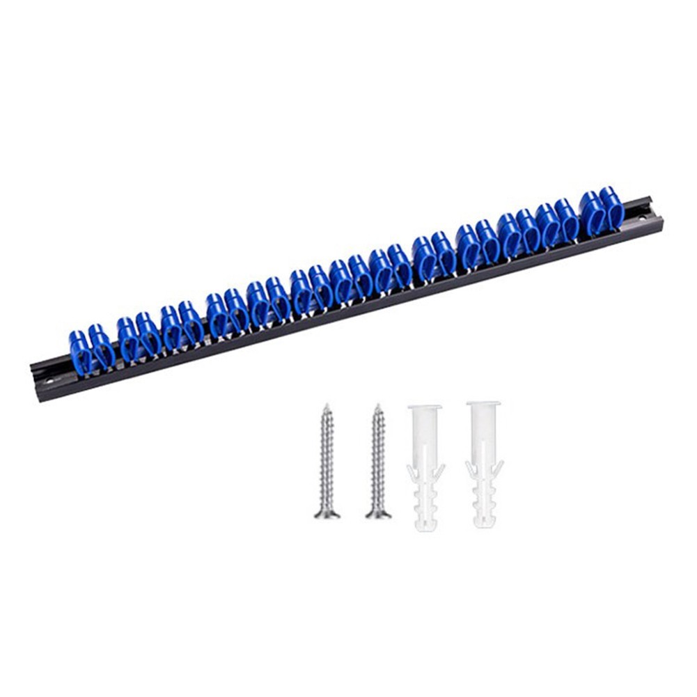 Efficiently Designed Wall Mount Tool Holder for Screwdrivers and Wrenches