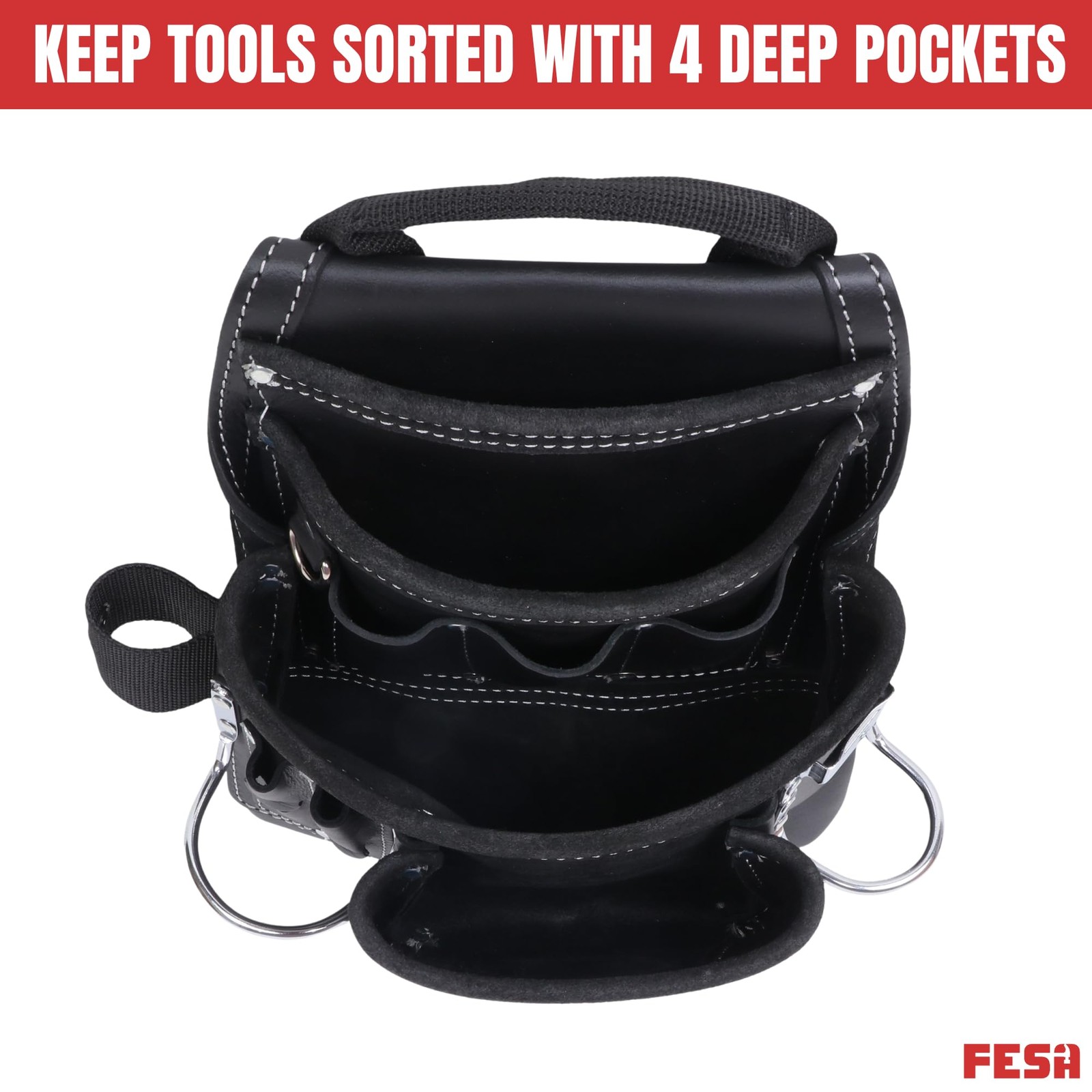 Fesa Leather Carpenter – Top Grain Leather Carpenter 2 Hammer Loops